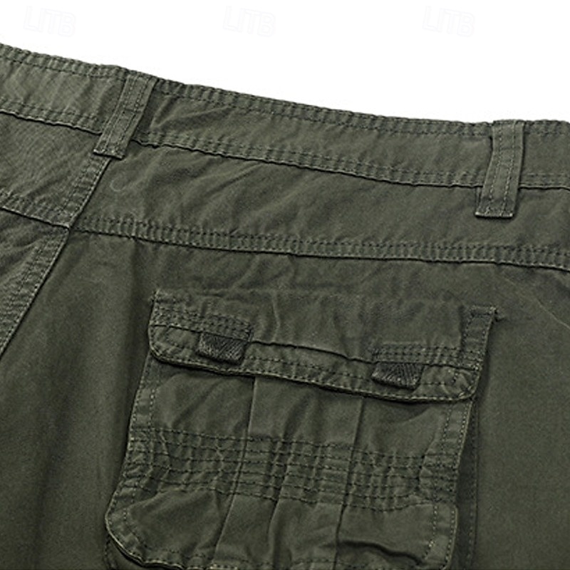 Per uomo Pantaloni Cargo Pantaloni da Lavoro Pantaloni da escursionismo Multi-tasche Gamba Dritta Semplice Traspirante Indossabile Lunghezza intera All'aperto Quotidiano Campeggio & Escursionismo del 2025 a $32.99 –P1