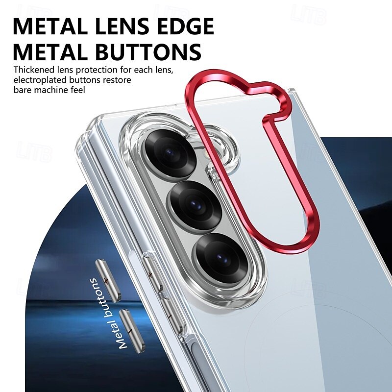 Phone Case For Samsung Galaxy Z Fold 3 Back Cover Shockproof Retro PC 2025 - $24.99 –P9