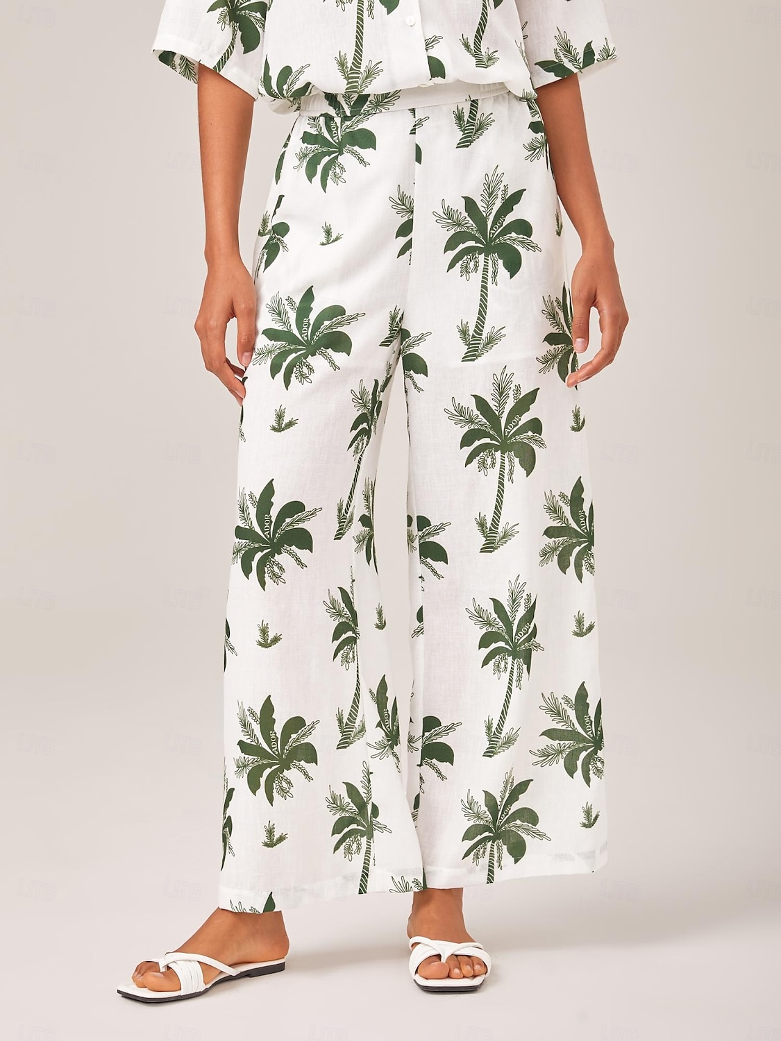 Femmes Col de chemise Vacances Tropical Mode Vert XS S M Été de 2025 ? $89.99 –P8