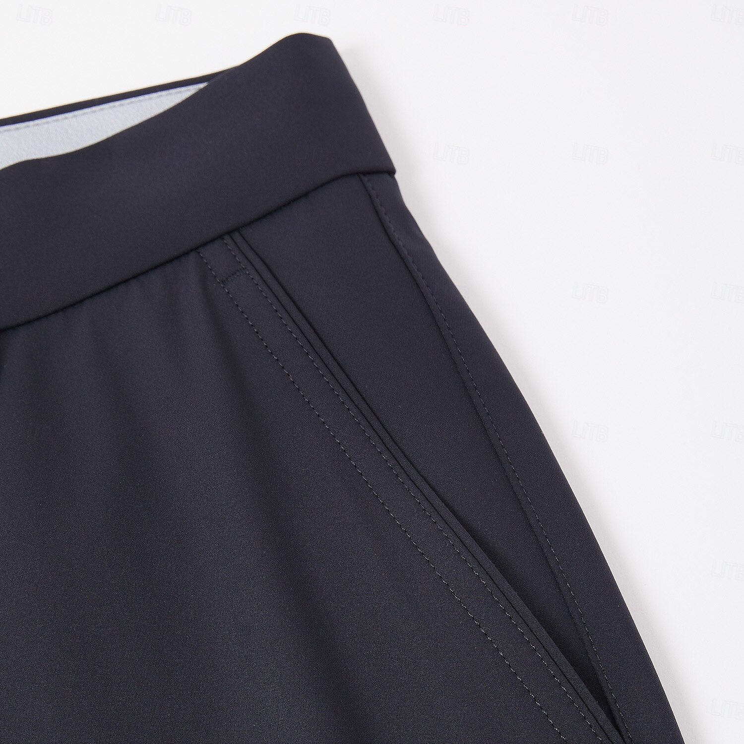 Men's Dress Pants Solid Color Wearable Full Length Formal Wedding Party Elegant Fashion Light Khaki Navy Blue Micro-elastic 2025 - $60.99 –P7