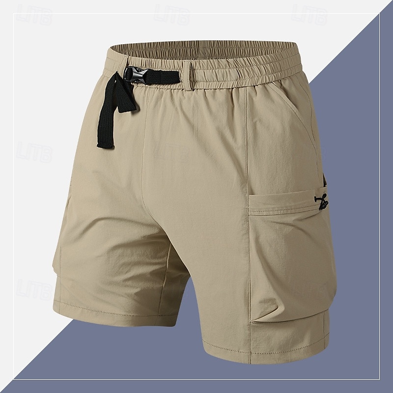 Per uomo Pantaloncini cargo Shorts Pantaloncini Estivi Coulisse Elastico in vita Multi-tasche Semplice Comodità Indossabile Lunghezza al ginocchio All'aperto Sport Quotidiano Moda Casual Nero Viola del 2025 a $20.99 –P8