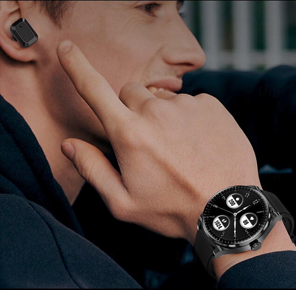 696 N15 Εξυπνο ρολόι 1.53 inch Έξυπνο ρολόι Bluetooth ΗΚΓ + PPG Βηματόμετρο Υπενθύμιση Κλήσης Συμβατό με Android iOS Γυναικεία Άντρες Κλήσεις Hands-Free Υπενθύμιση Μηνύματος IP 67 Θήκη ρολογιού 51mm 2025 - $73.99 –P6