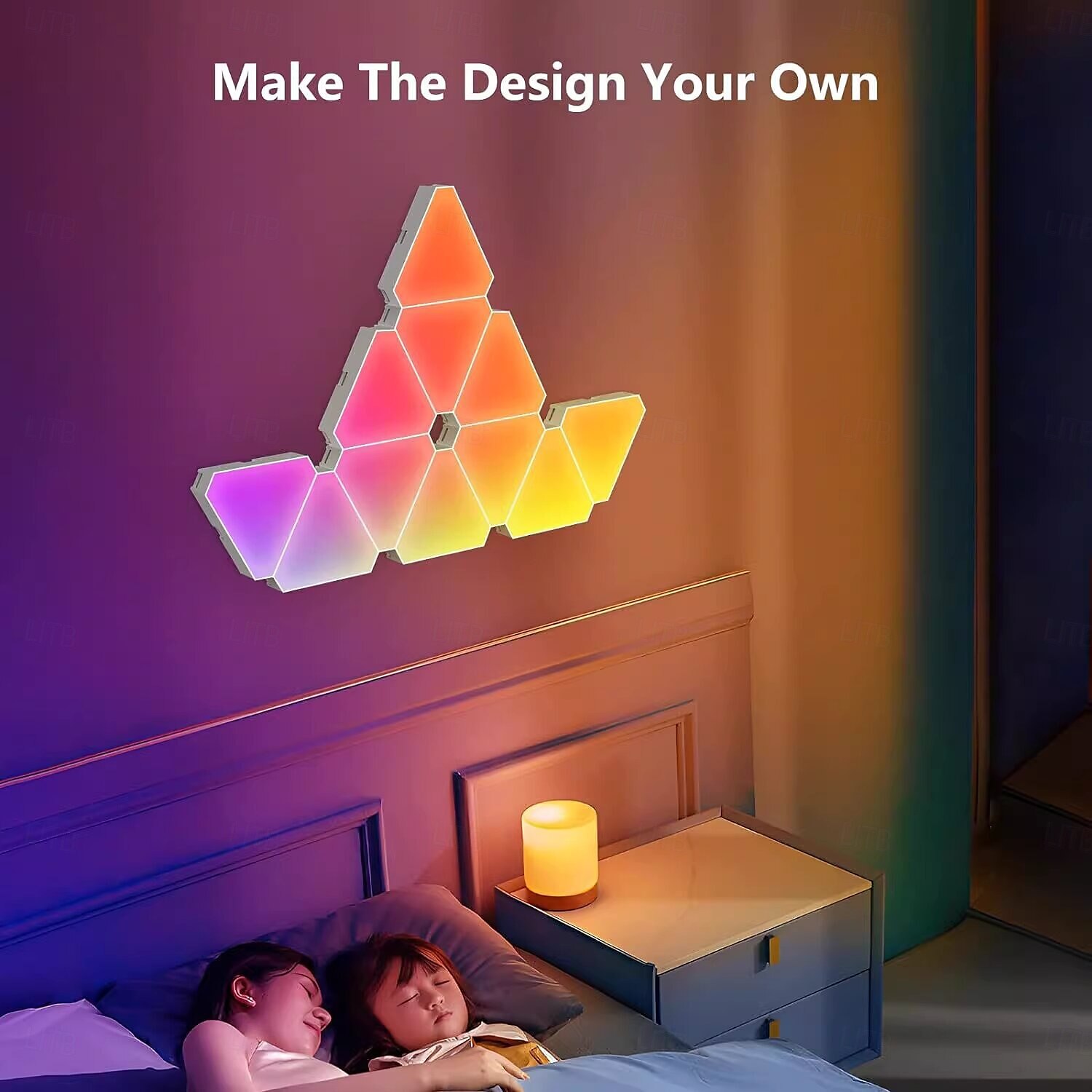 LED Lights 3/6/8/10/12Pack Lights Gaming Lights Smart Wall Lights with APP & Remote Control WiFi Connect for Home Decor,Gaming Room,Bar 2025 - $99.99 –P3