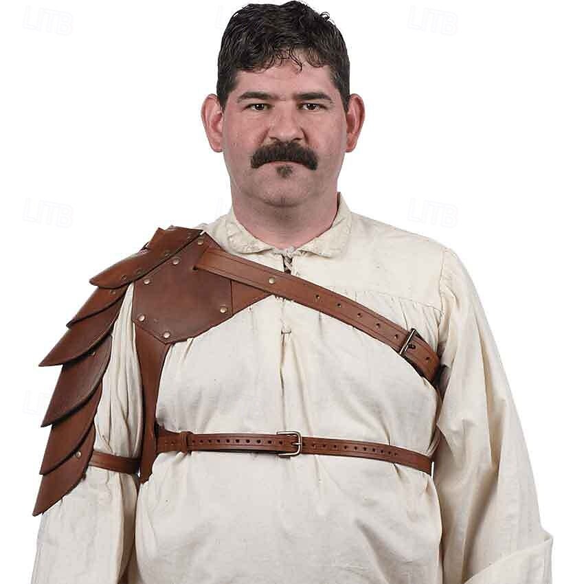 Μεσαίωνα Αναγέννησης Steampunk Όπλα και Πανοπλία Θωράκιση Ώμου Καρφί Ανδρικά Βίκινγκ Φαντασία Απόκριες Μασκάρεμα Επίδοση Σκηνή Μασκάρεμα Ενηλίκων Θωράκιση Ώμου 2025 - $26.99 –P9