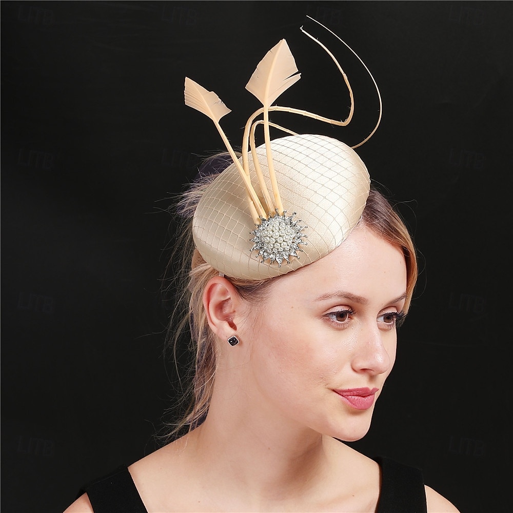 Headdress Fabric Fedora Hat Wedding Birthday Tea Party Horse Race Cocktail Elegant Vintage Cute With Floral Headpiece Headwear 2026 - $22.99 –P17