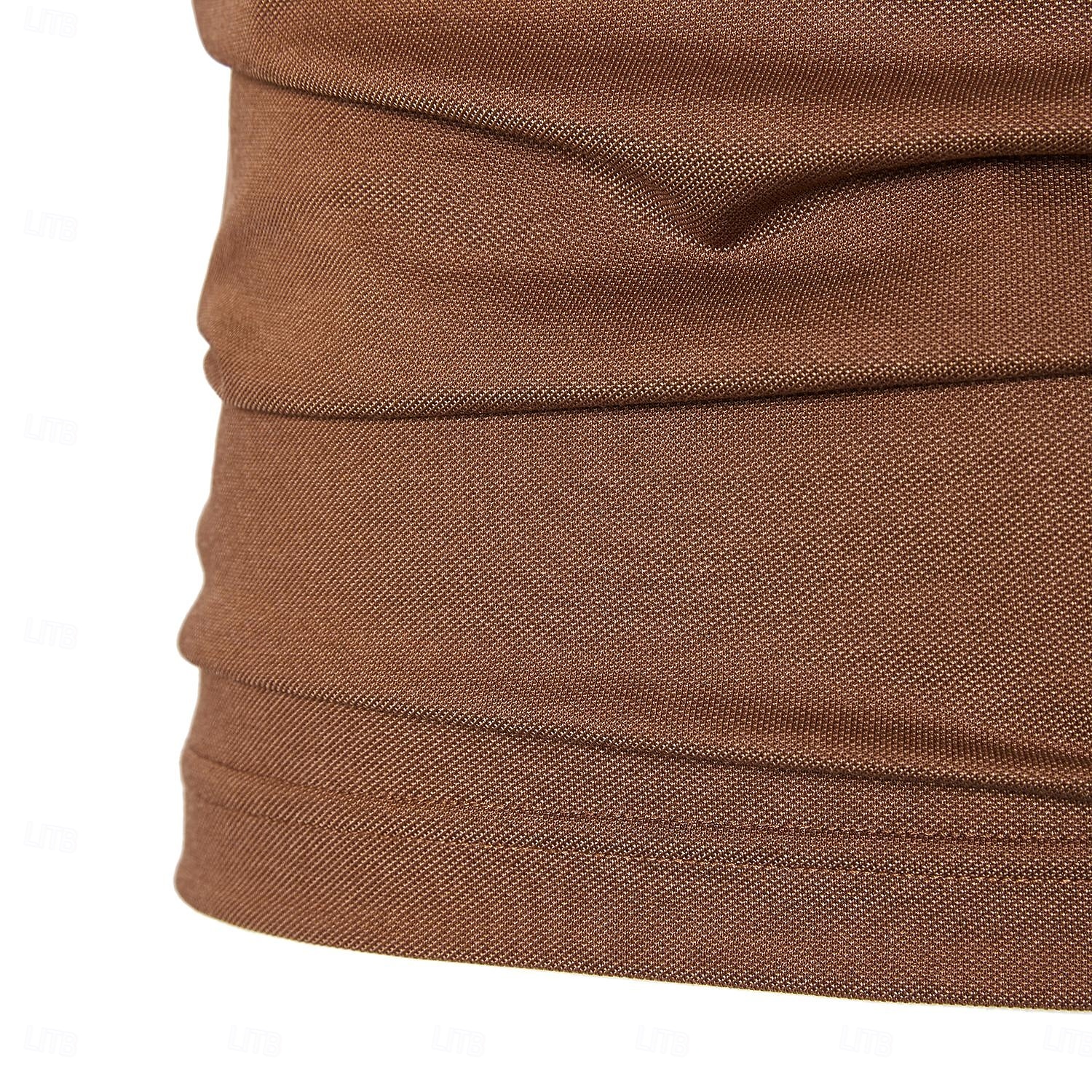 heren polo trui van zijde katoenmix, formeel werk, geribbelde kraag, korte mouwen, effen kleur, overhemd, zomer, donkergrijs, zwart, wit, kaki, grijs 2025 - $32.99 –P3