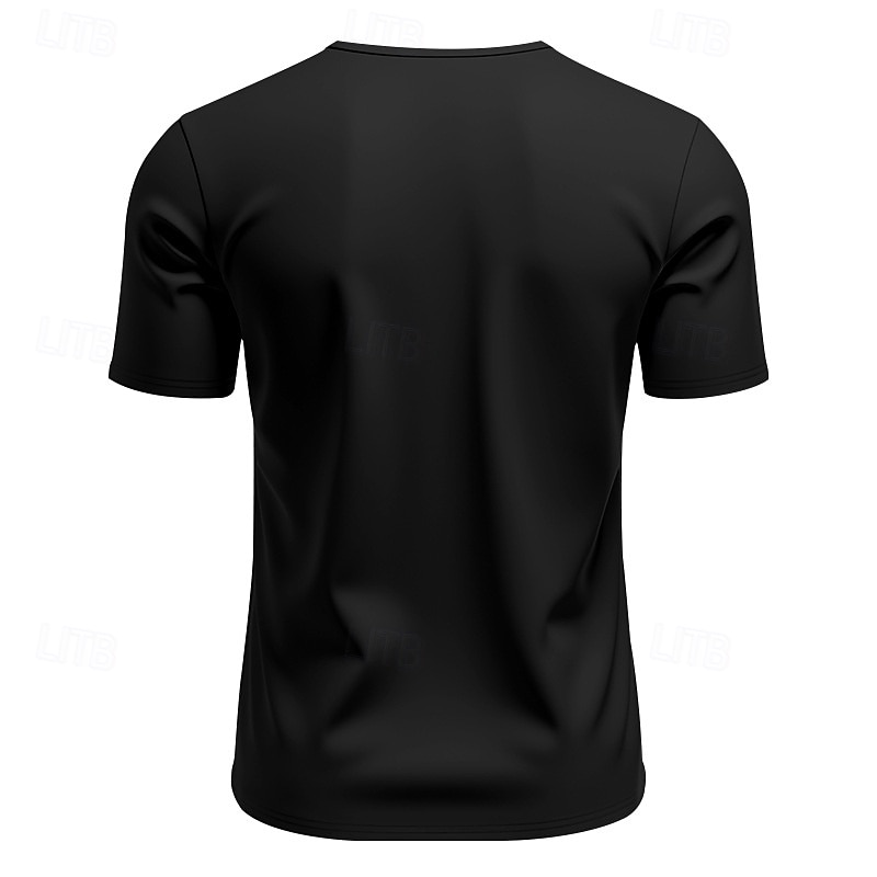 Herren T Shirt T-Shirt Kurzarmshirt Kurzarm V Ausschnitt Sommer Einfach Mode Designer Basic Klassisch Urlaub Straße Ausgehen Schwarz Weiß Orange Top T-Shirt für Herren 2025 - $20.99 –P12
