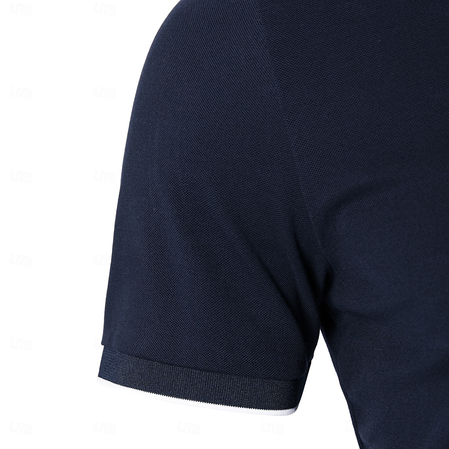 Per uomo Maglietta Manica Corta Colletto ripiegato Scollo a V Estate Primavera Maglieria Vacanza Vintage con finiture bianche Scuola Allenamento All'aperto Bianco Blu marino Grigio chiaro Maglietta del 2025 a $30.99 –P4