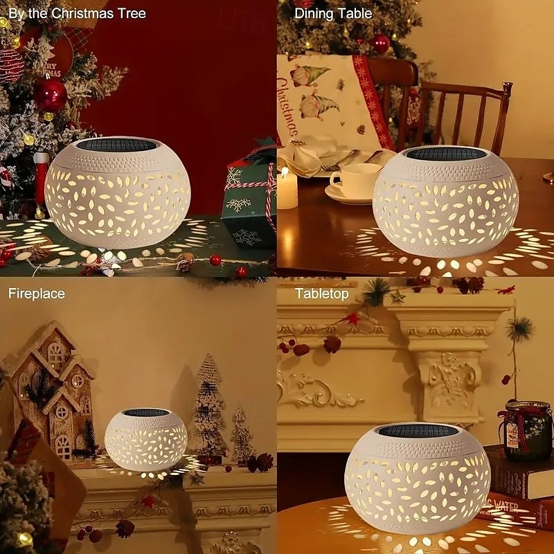 1/2 st. zonne-led tuinlamp lantaarn waterdicht buiten decoratie holle retro metalen zonnelamp moederdag cadeau voor tuin tuin veranda gazon en binnen desktop decoratie 2026 - $23.99 –P15