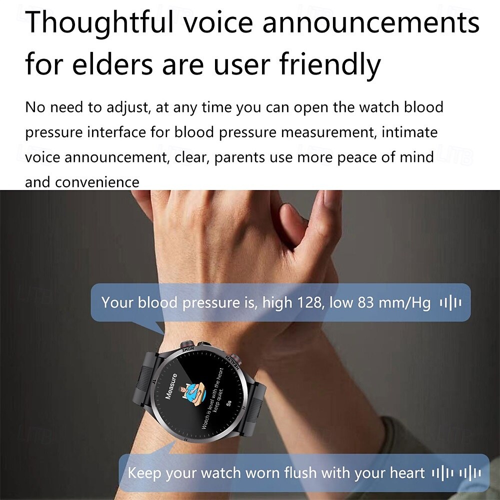S26 Smart Watch 1.43 inch Smartwatch Bluetooth ECG+PPG Temperature Monitoring Pedometer Compatible with Android iOS Men Hands-Free Calls Message Reminder 49mm Watch 2025 - $178.99 –P6