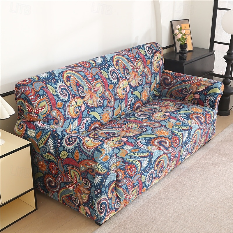 غطاء أريكة مطبوع غطاء أريكة مرن على شكل حرف L غطاء أريكة واقي أثاث لغرفة النوم والمكتب وغرفة المعيشة وديكور المنزل 2026 - $35.99 –P8