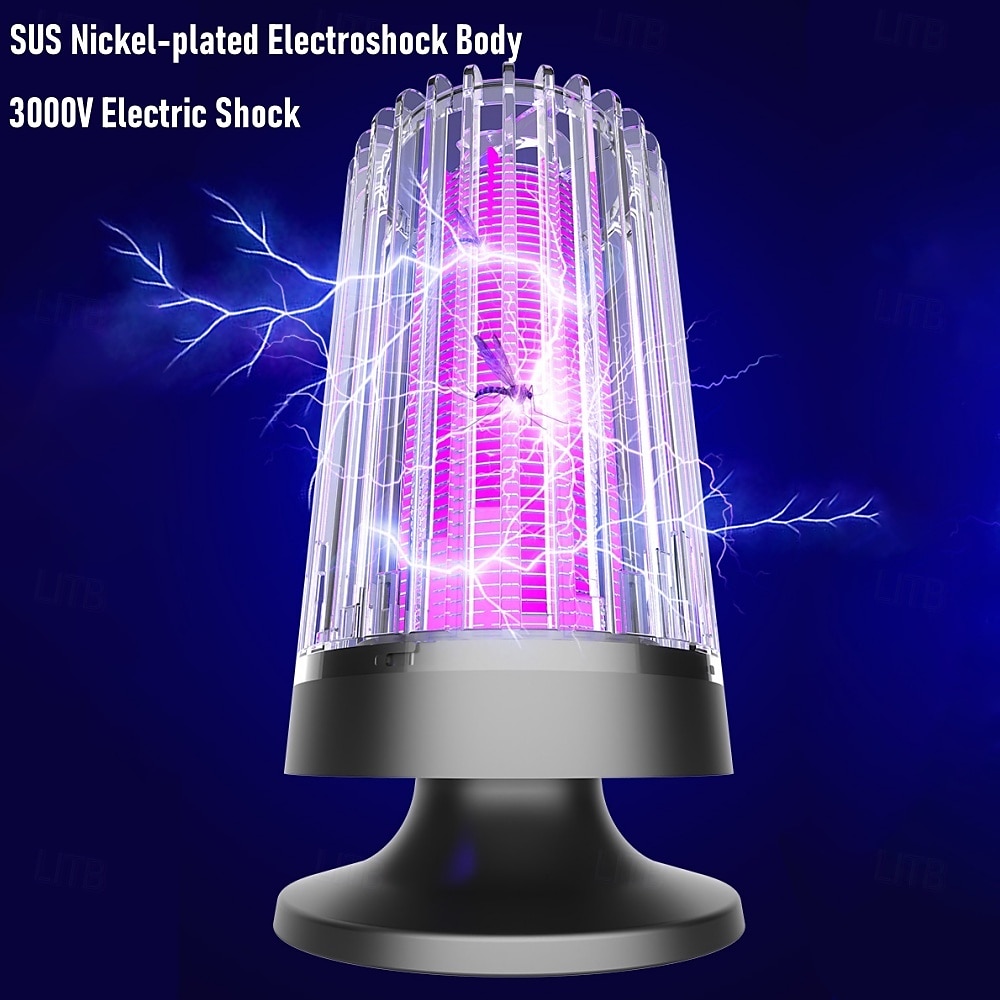 Electric Mosquito Bug Zapper for Indoor Outdoor Mosquito Killer Bug Zapper Rechargeable Mosquito Zapper Fly Traps 2025 - $21.99 –P3