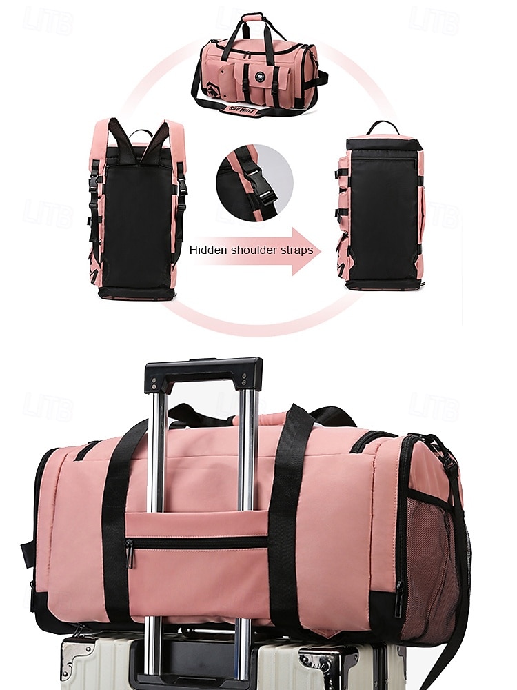 Large Capacity Travel Duffel Bag Waterproof 3-in-1 Convertible Backpack & Shoulder Bag with Shoe Compartment, Multi-Pocket Gym Sports Bag for Men & Women Ideal for Hiking, and Weekend Getaways 2025 - $34.99 –P4