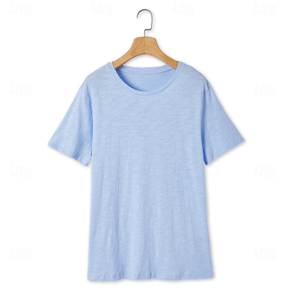 Herren T Shirt Kurzarm Rundhalsausschnitt Sommer Einfach Mode Klassisch Bequem Rundhalsausschnitt Straße Lässig Sport Schwarz Weiß Blau Top T-Shirt für Herren 2025 - $20.99 –P13