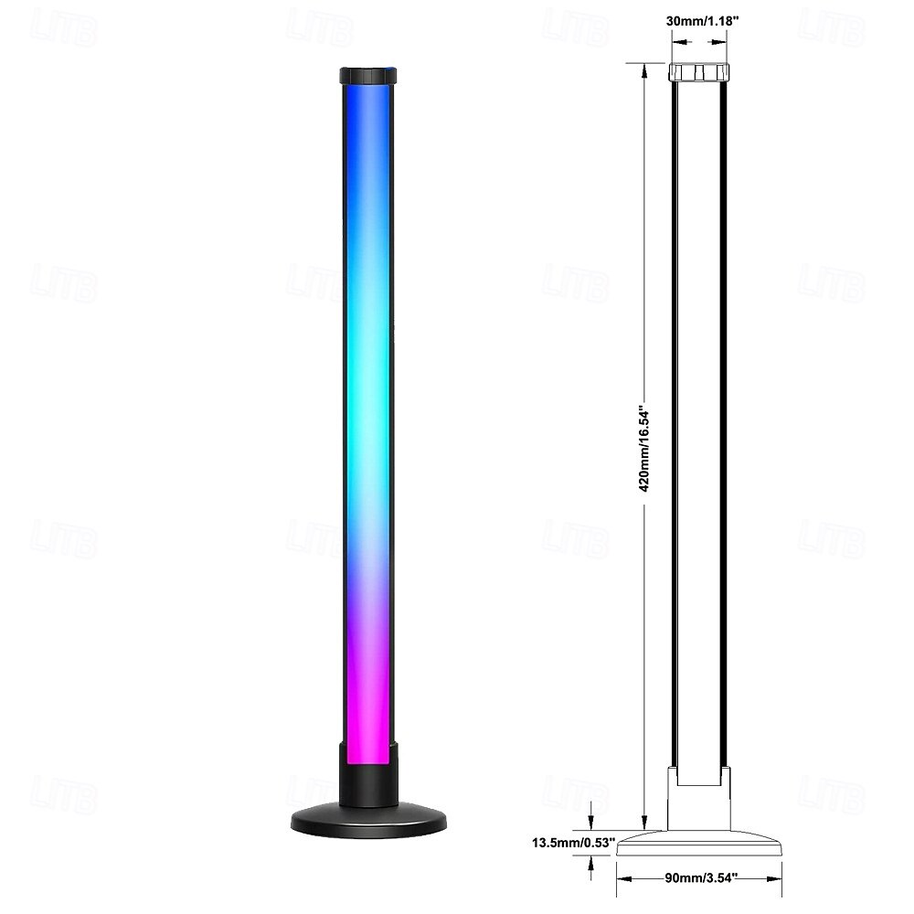 Lámpara de escritorio con luz LED de ritmo, barra para fiestas, juegos, computadora y TV 2025 - $33.99 –P6