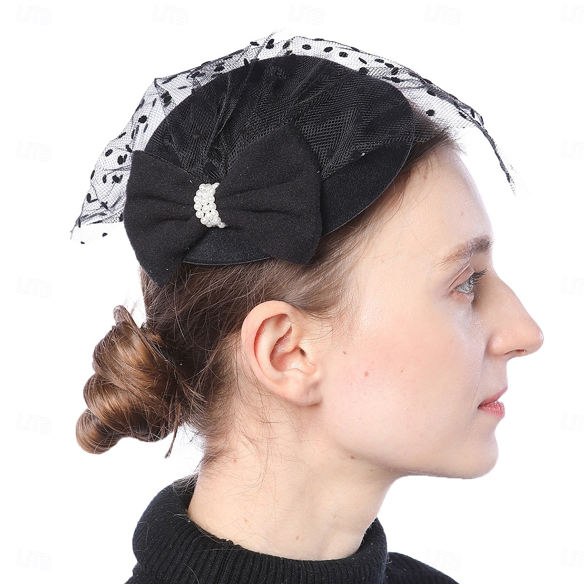 Kopfstück Perle Hochzeit Abendgesellschaft Elegant Hochzeit Mit Tupfen Kopfschmuck Kopfbedeckung 2025 - $11.49 –P8