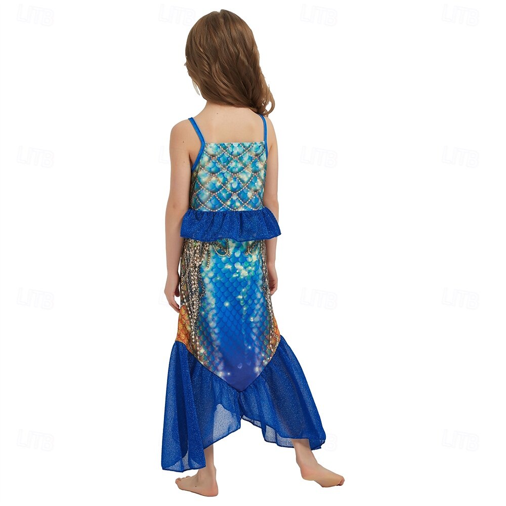 The Little Mermaid Little Mermaid Princess Mermaid Dress Theme Party Costume Cosplay Movie Cosplay for Girls' Kid's Carnival Masquerade Party Holiday 2025 - $30.99 –P11