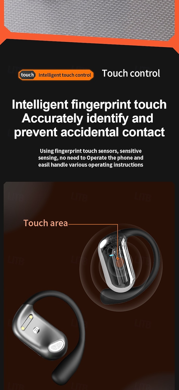 Bluetooth Headset Real Time Translation Headset Talking Music 144 Languages Translation Touch Headset AI Translation Headset Long Term Sports Noise Cancellation Waterproof LED Digital Display 2025 - $15.99 –P12