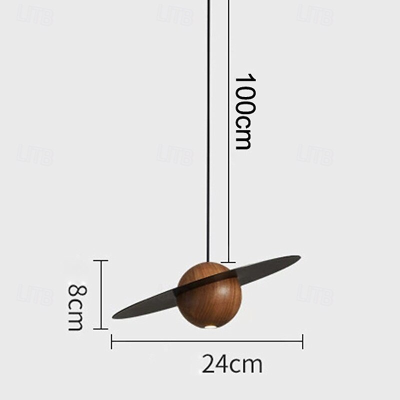 24 cm Design Circolare/Tondo Design di Lanterna a Sospensione Lampada a sospensione Rame Legno Stile Artistico Stile Vintage Classico Vintage Rustico 110-120V 220-240V del 2025 a $184.99 –P5