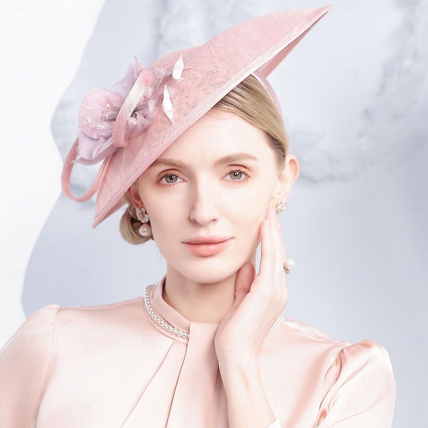 kapelusze sinamay melonik / kapelusz typu cloche kapelusz przeciwsłoneczny kapelusz spodek wesele przyjęcie herbaciane eleganckie wesele z kokardą kwiatowy nakrycie głowy nakrycie głowy 2025 - $101.99 –P1