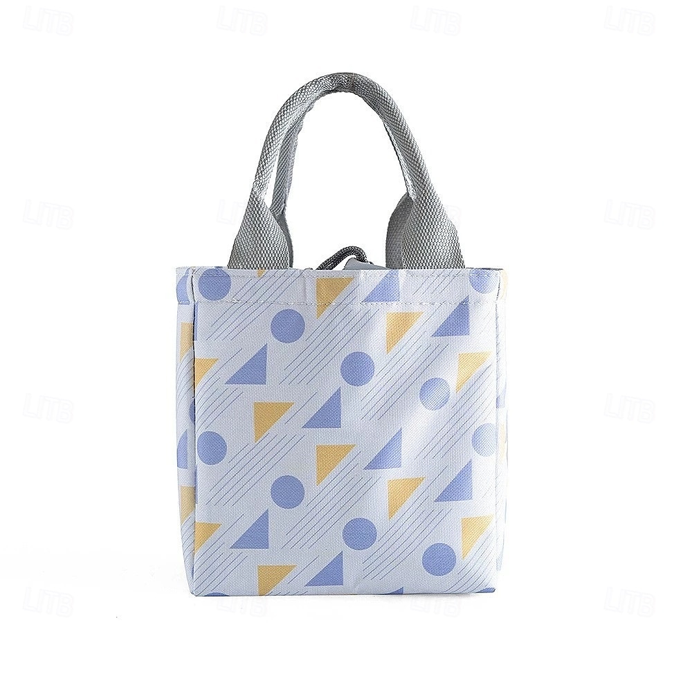 Imitation Hemp Insulated Lunch Bag – Portable Handheld Food Carrier for Students, Fresh-Keeping Picnic Tote 2025 - $13.99 –P10