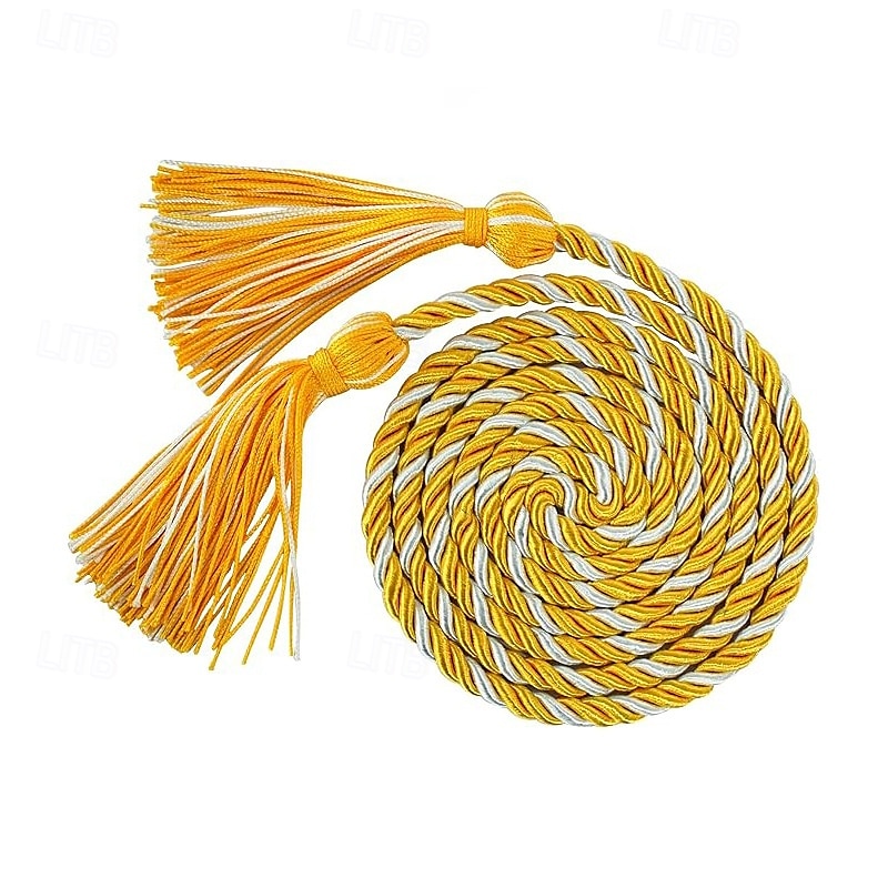 Lot de 10 cordons d'honneur de remise de diplôme de 67 pouces, cordons d'honneur à pompon de remise de diplôme, cordons d'honneur en vrac pour étudiants diplômés de 2025 ? $20.99 –P16