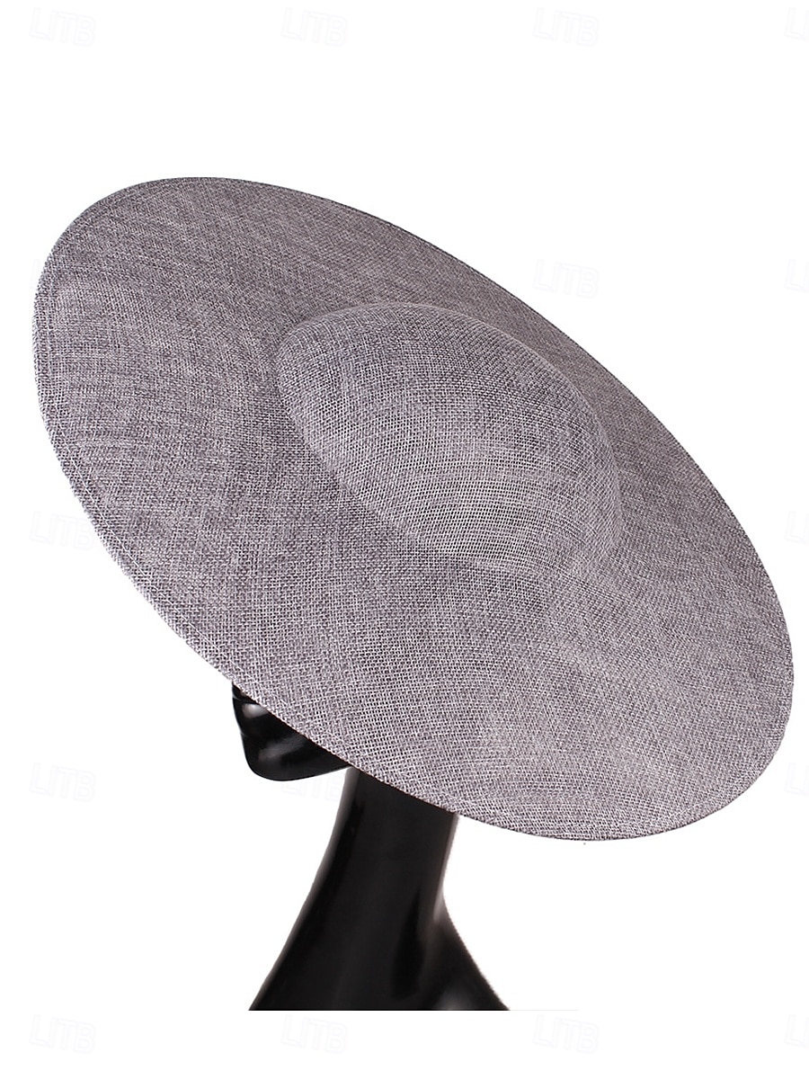 Καπέλο Ψεύτικου Λινών Bowler  Cloche Επίσημο Βικτοριανό Με Καθαρό Χρώμα Με Καπέλο 2025 - $14.99 –P5