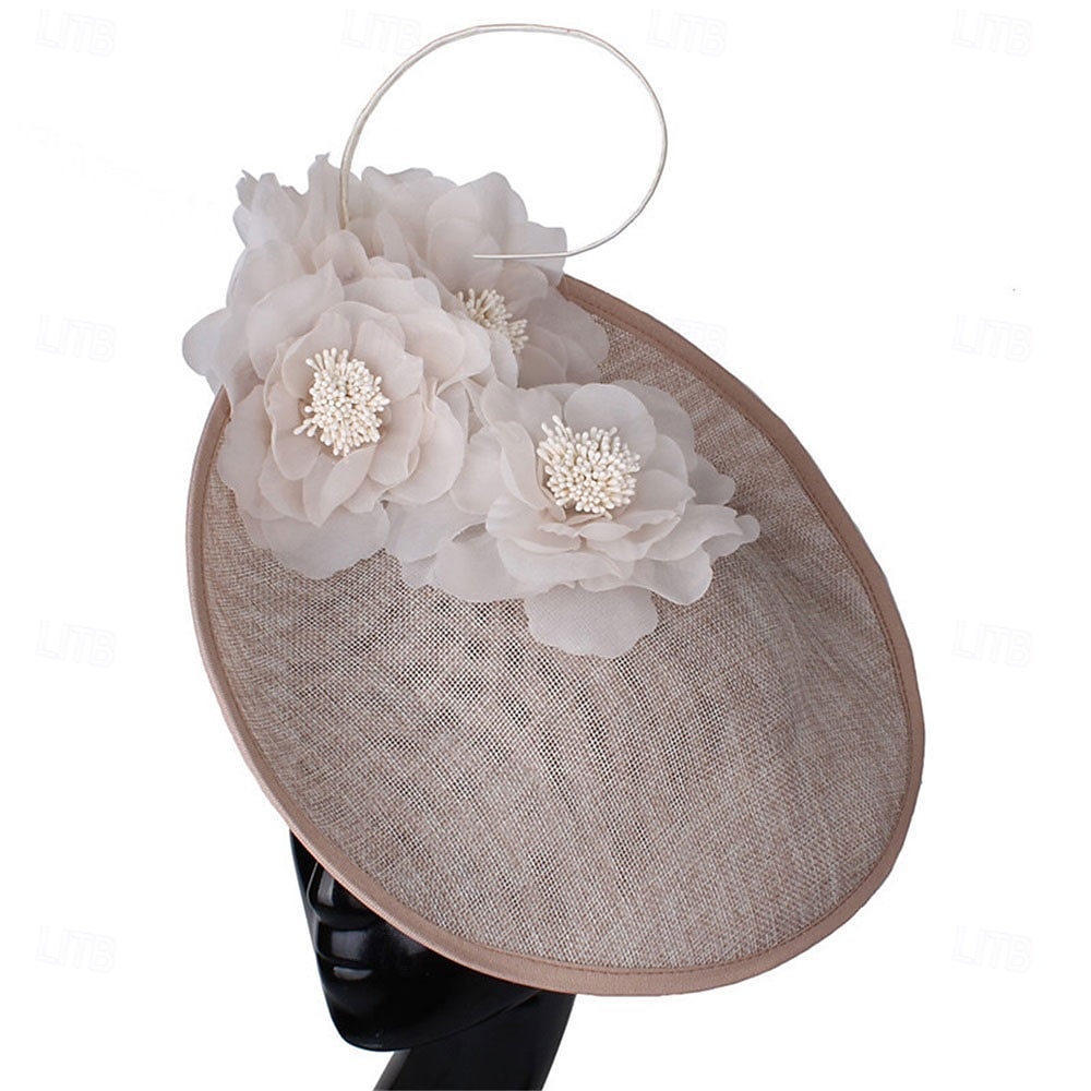 Hodeplagg Stoff Fedora-hatt Bryllup Fødselsdag Temafest Hesteveddeløp Elegant Vintage Søt Med Fjær Blomsterhodeplagg 2025 - $39.99 –P13
