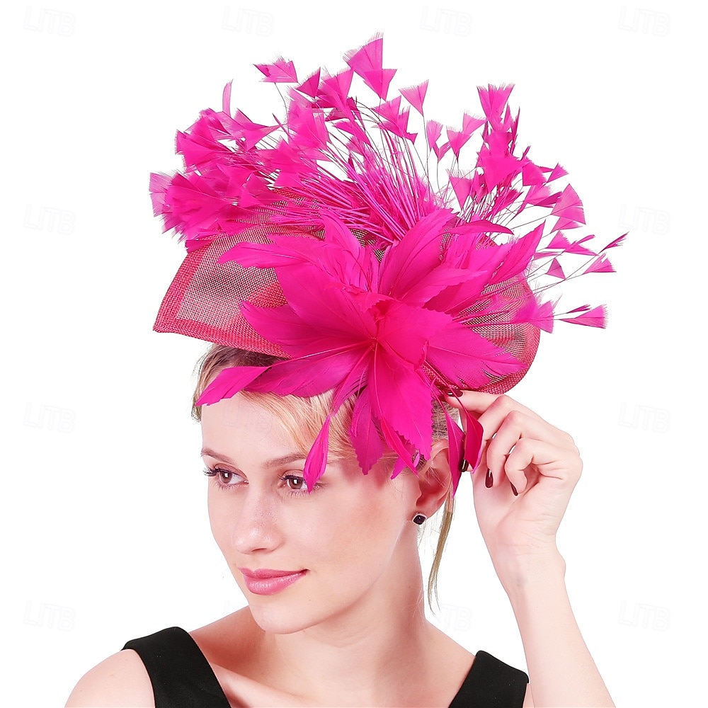 Головной убор тканевая федора шляпа для скачек винтажная милая с цветочным головным украшением 2026 - $27.99 –P4