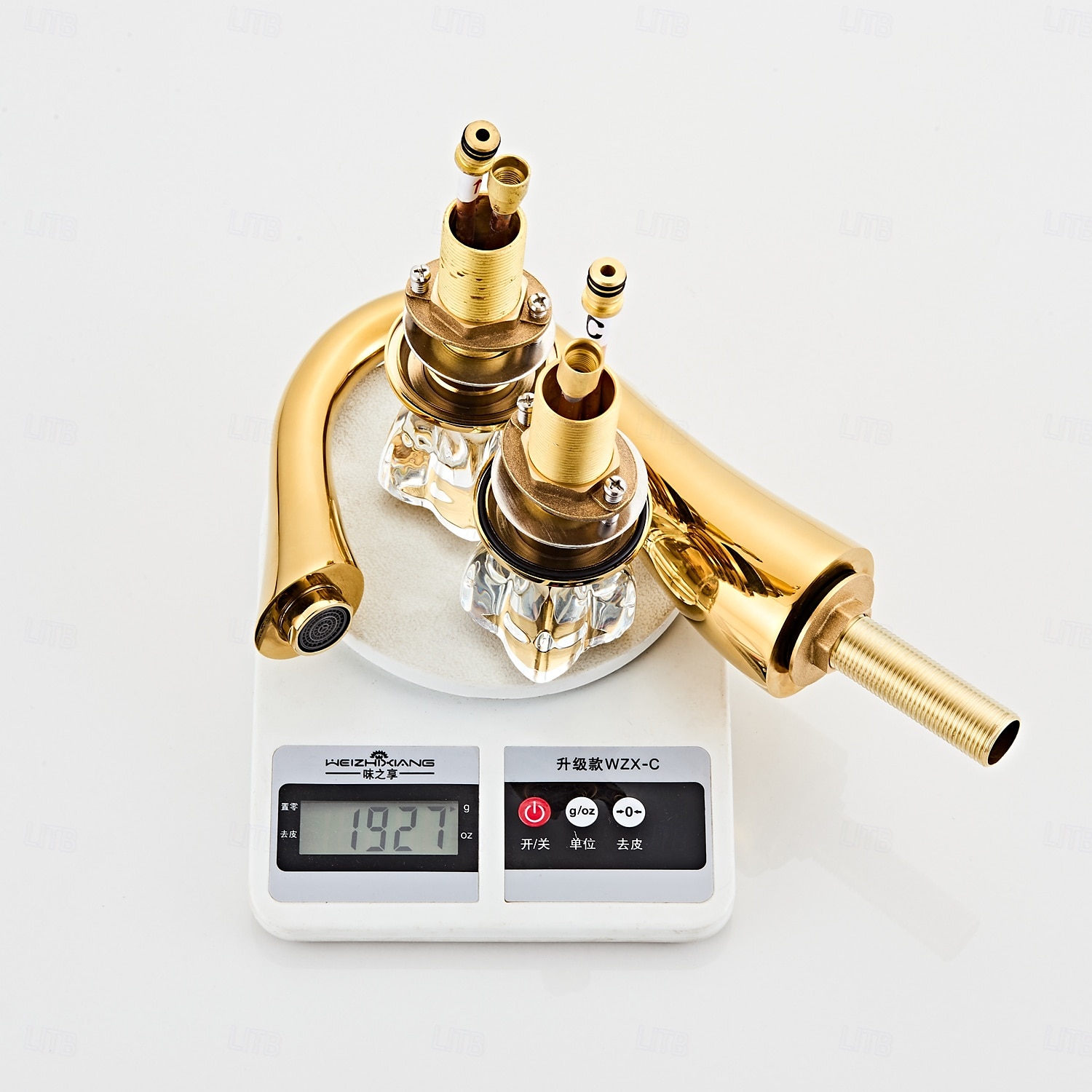 Bathroom Sink Faucet - Widespread Electroplated Centerset Two Handles Three HolesBath Taps 2025 - $178.99 –P5