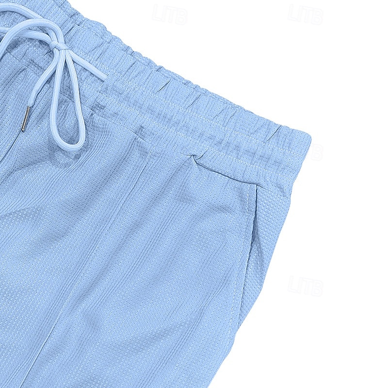 Per uomo Polo Polo con zip a un quarto All'aperto Abbigliamento quotidiano Bavero Manica Corta Moda Hawaiano Semplice 2 Pezzi Estate Vestibilità regolare Nero Bianco Blu marino Blu reale Verde Cachi del 2026 a $28.99 –P9