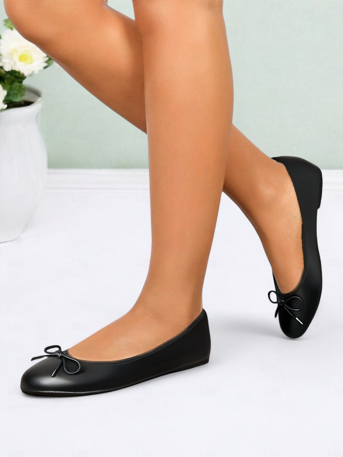 klassiset jousibalettitassut naisille - mukavat pyöreäkärkiset slip-on kengät toimistoon ja arkeen 2026 - $29.99 –P2