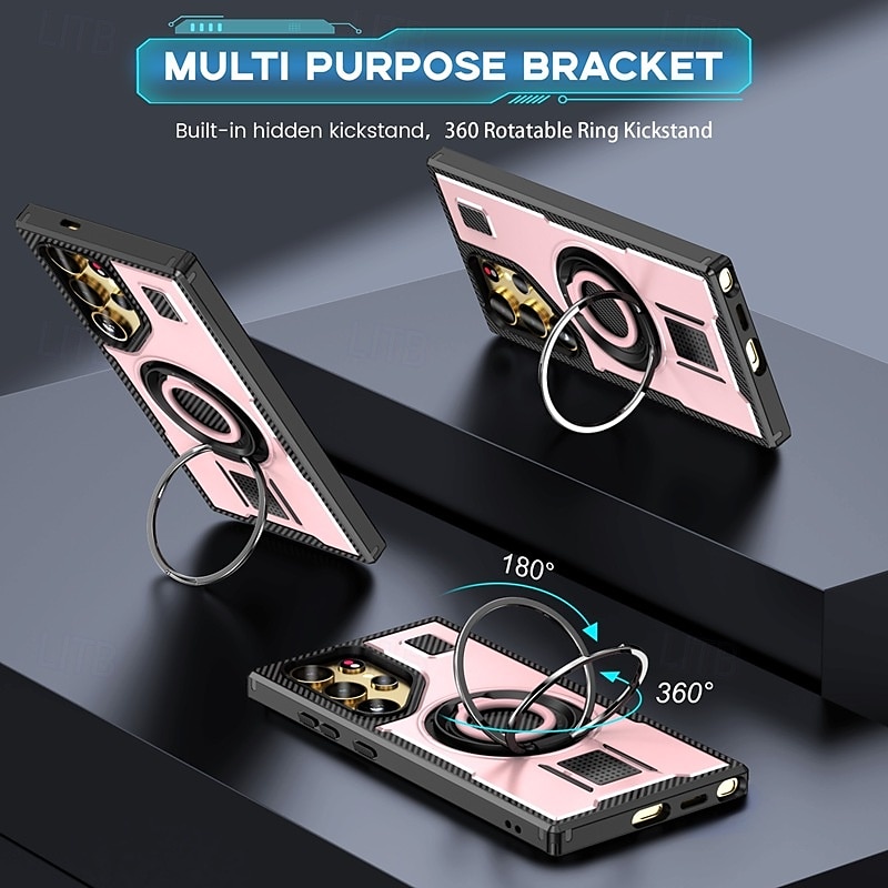 2025年 電話 ケース 用途 サムスンのギャラクシー S24 Ultra Plus S23 Ultra Plus A55 A35 A25 A15 5G A54 A34 A14 バックカバー バンカーリング 耐衝撃 レトロ風 TPU PC コレクション – $19.99 –P12