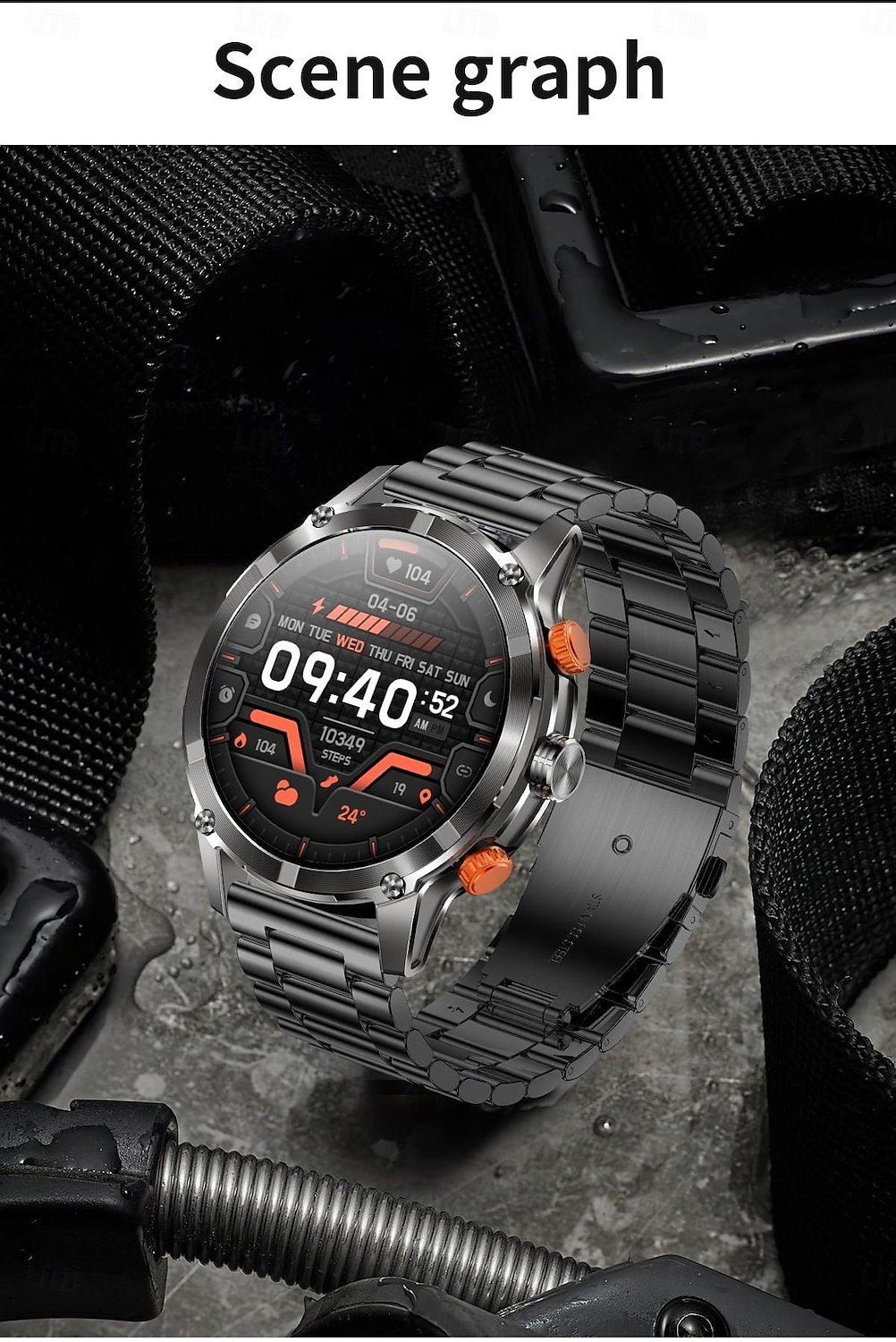 2025年 CF55 スマートウォッチ 心拍数 睡眠モニタリング Bluetooth 通話 LED フラッシュライト 情報プッシュ スポーツウォッチ  コレクション – $63.99 –P17