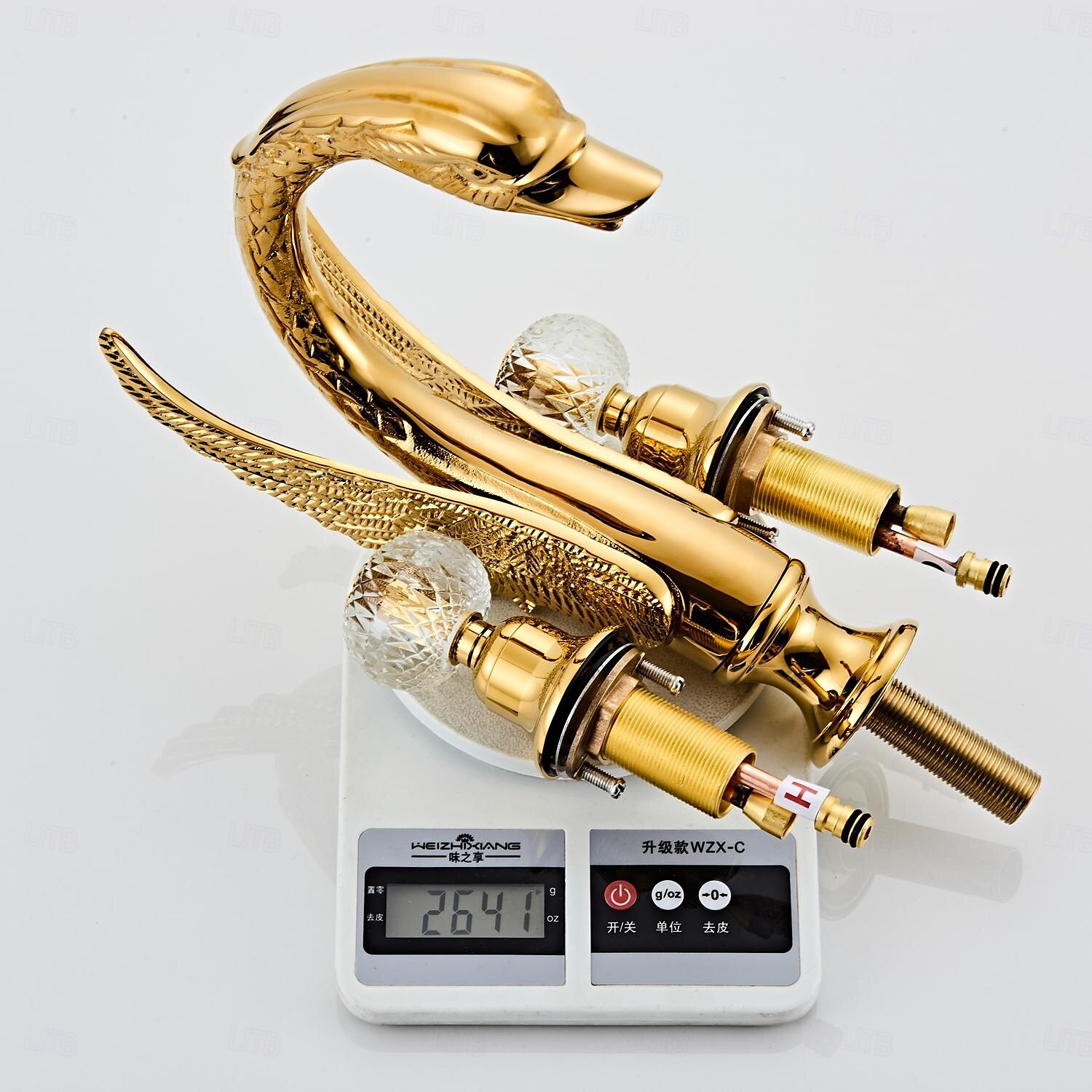Robinet lavabo - Séparé Plaqué Diffusion large Deux poignées trois trousBath Taps de 2025 ? $404.99 –P2