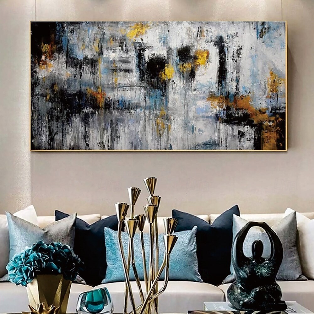 handmålad akryl olimålning stor bild canvaskonst oljemålning oversize handmålning akryl modern målning canvas abstrakt oljemålning för sovrum kontor hotell väggdekoration 2025 - $125.99 –P5