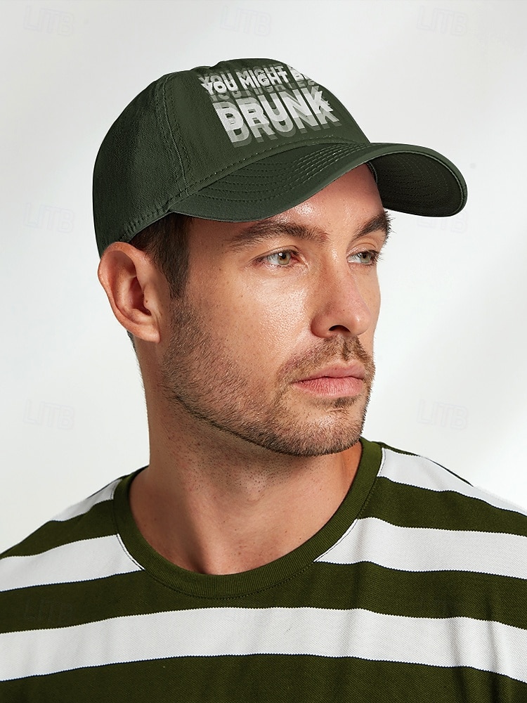 morsom full baseballcaps – justerbar unisex-festlue, uformell snapback for menn og kvinner, nytt drikketilbehør for festivaler, barer og kvelder 2025 - $14.99 –P1