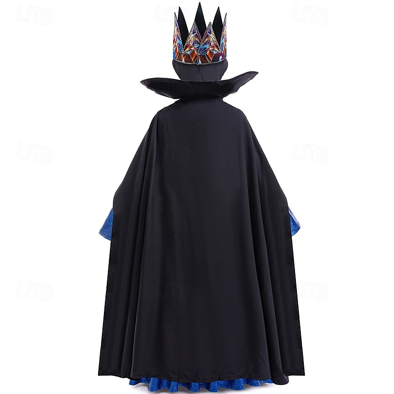 Snow White Venom The Evil Queen Dress Cosplay Costume Cloak Carnival Costume Dress Up Movie Cosplay for Girls' Kid's Halloween Carnival World Book Day Performance Party 2025 - $58.99 –P3