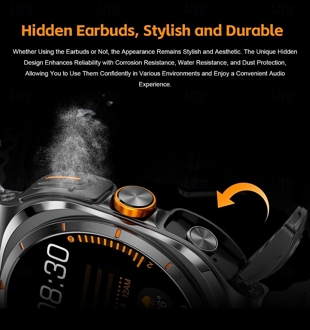 696 GT98 Smart Watch 1.53 inch Smartwatch Fitness Running Watch Bluetooth Pedometer Call Reminder Sleep Tracker Compatible with Android iOS Women Men Hands-Free Calls Message Reminder IPX-0 46mm 2025 - $93.99 –P17