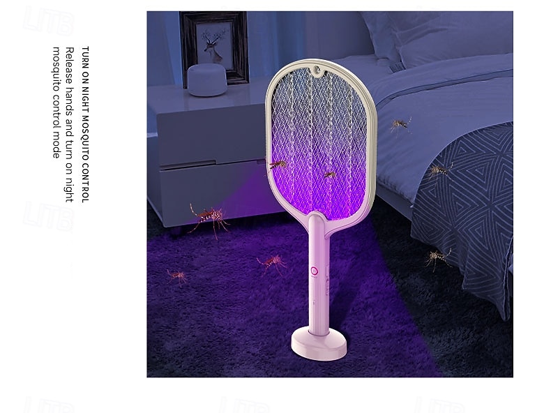 Handheld Electric Mosquito Swatter – Rechargeable Fly Zapper Racket for Indoor Household Insect Control 2025 - $31.99 –P8