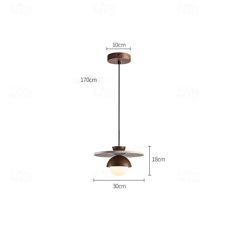 30 cm Design de Lanterne Suspendue Formes Géométriques Suspension Pierre Verre Style Artistique Le style rétro Style Classique ancien Rustique 110-120V 220-240V de 2025 ? $279.99 –P5