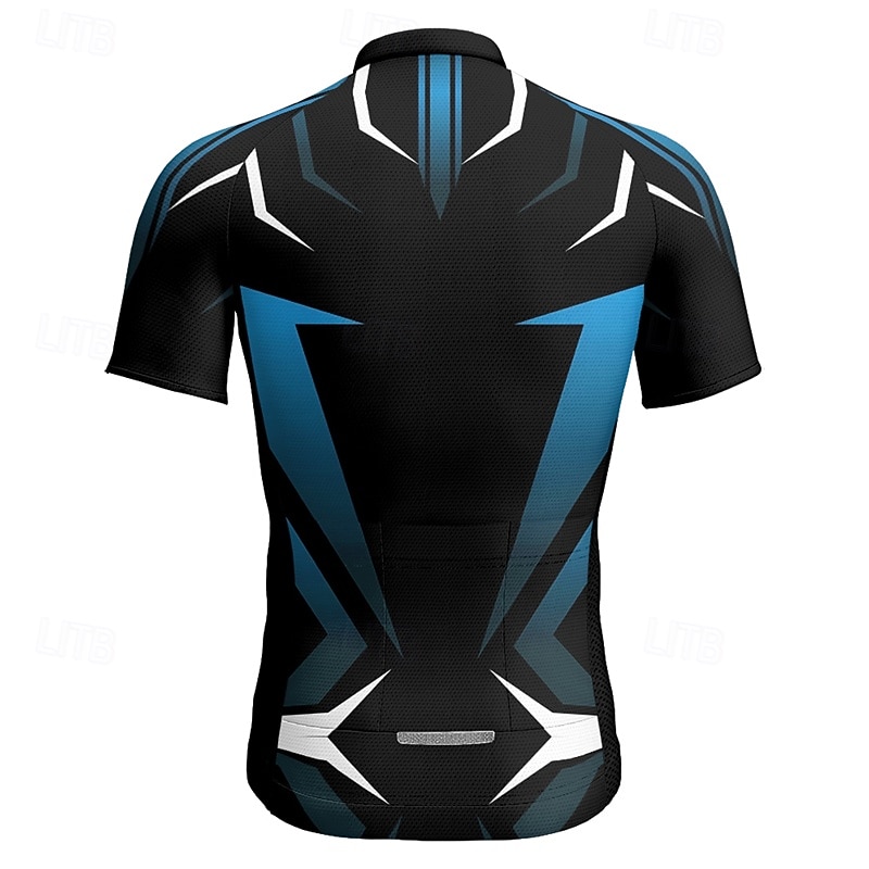 Men's Cycling Jersey Geometric Short Sleeve Bike Tee Tshirt Jersey with 3 Rear Pockets Mountain Bike MTB Quick Dry Anatomic Design Wicking Breathable Sports Yellow Red Blue Clothing Apparel 2026 - $28.99 –P8