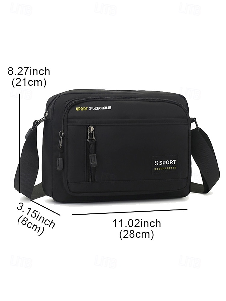 Men's Tactical Crossbody Messenger Bag Crossbody Bag - Waterproof Nylon Shoulder Bag with Multiple Pockets, Casual Military Style Shoulder Bag for Travel, Work and Outdoor Activities 2026 - $14.99 –P6