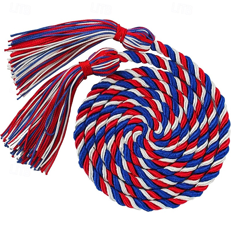 Lot de 10 cordons d'honneur de remise de diplôme de 67 pouces, cordons d'honneur à pompon de remise de diplôme, cordons d'honneur en vrac pour étudiants diplômés de 2025 ? $20.99 –P11