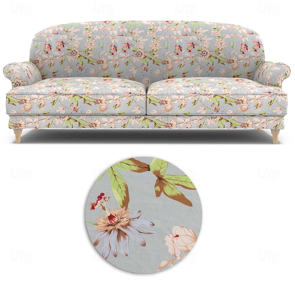 Copridivano 2 posti trapuntato floreale 100% cotone fodere essebodacover litb prime cover del 2025 a NZ $272.59 –P7
