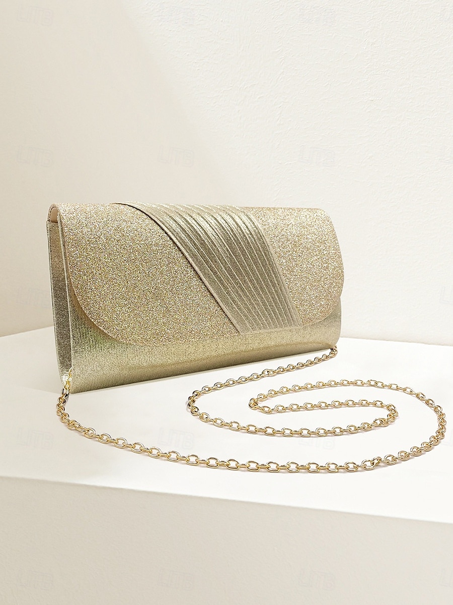 Handbag leatherette Wedding Evening Party Elegant Wedding With Pure Color Evening Handbag 2025 - $31.99 –P6
