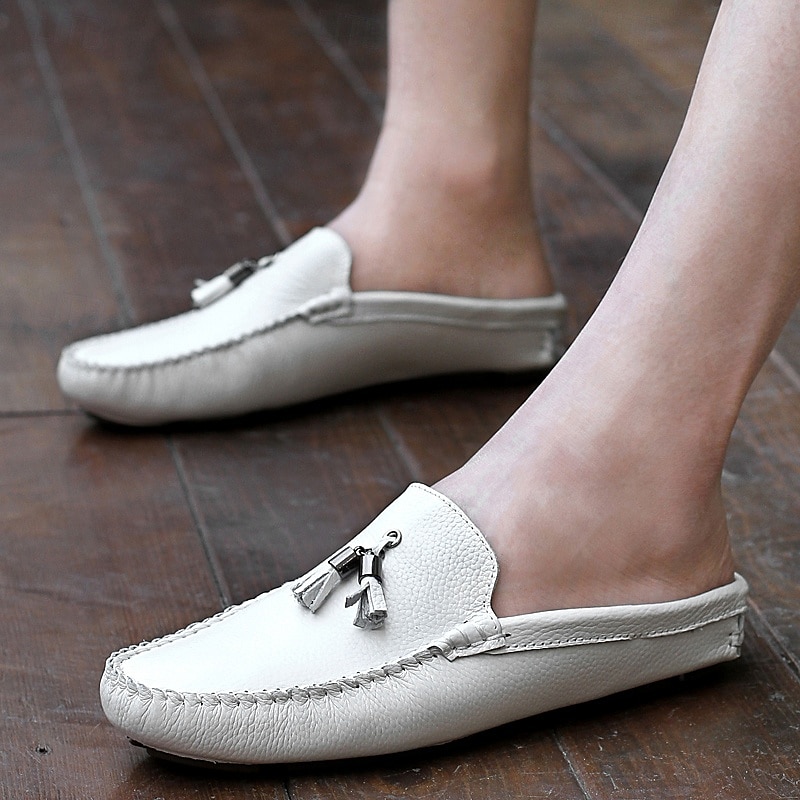 mocasini pentru bărbați din piele naturală – pantofi de șofer clasici cu ciucuri, mocasini casual confortabili pentru afaceri și purtare zilnică 2025 - $54.99 –P8