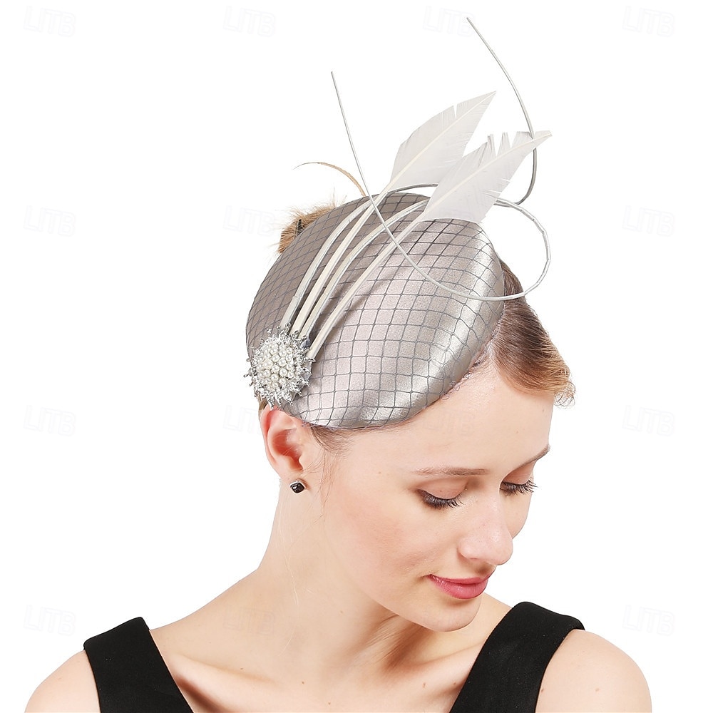 Headdress Fabric Fedora Hat Wedding Birthday Tea Party Horse Race Cocktail Elegant Vintage Cute With Floral Headpiece Headwear 2026 - $22.99 –P11