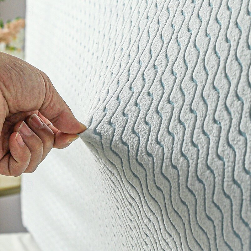 1 stk hodegjerdetrekk elastisk jacquard nattbordstrekk for seng på soverommet enkelt å rengjøre hodegjerdetrekk 2025 - $25.99 –P11