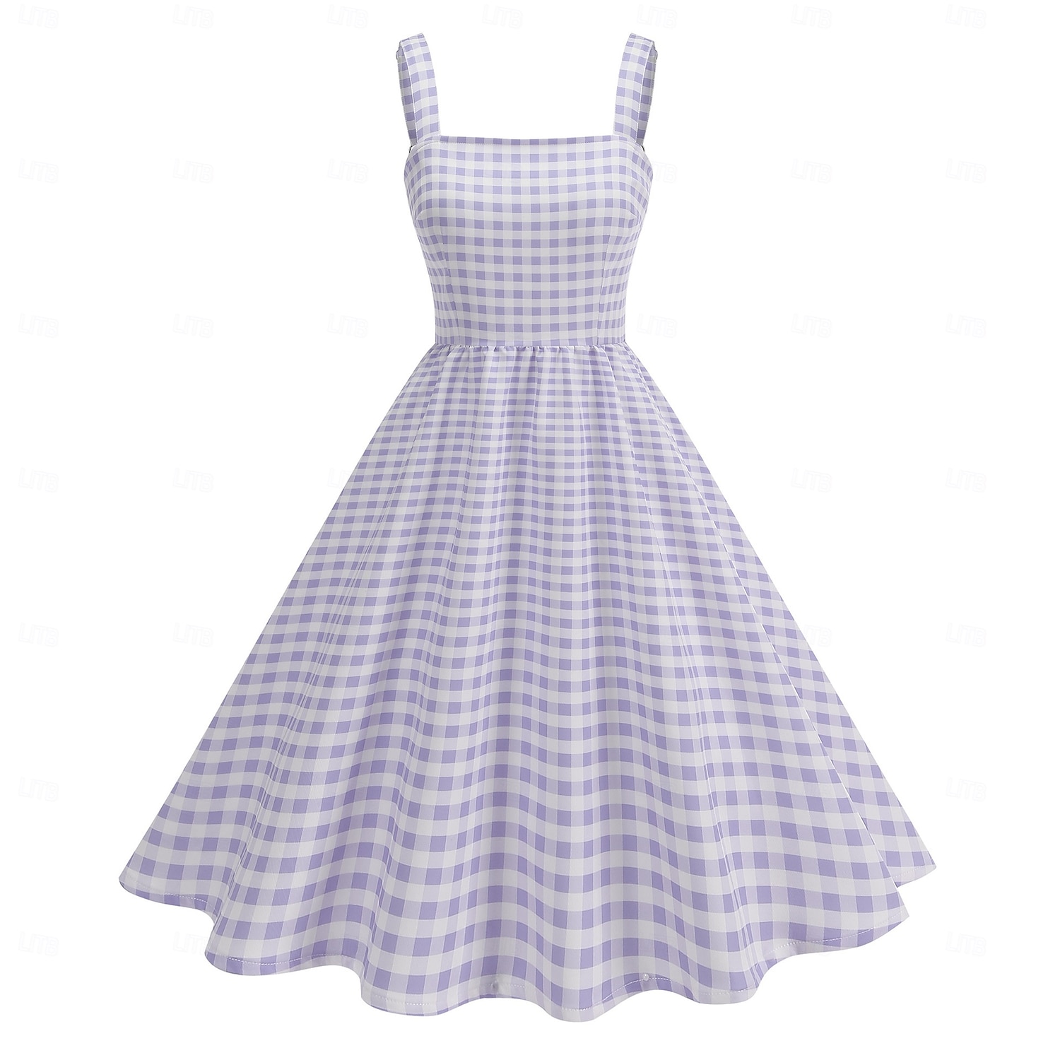 Retro Vintage 1950er Kleid Swing-Kleid Karomuster Damen Karneval Maskerade Alltagskleidung Junggesellinnenabschiedsparty Erwachsene Kleid Abschlussballkleider 2025 - $33.99 –P10